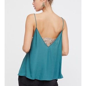 free people deep v bandeau cami